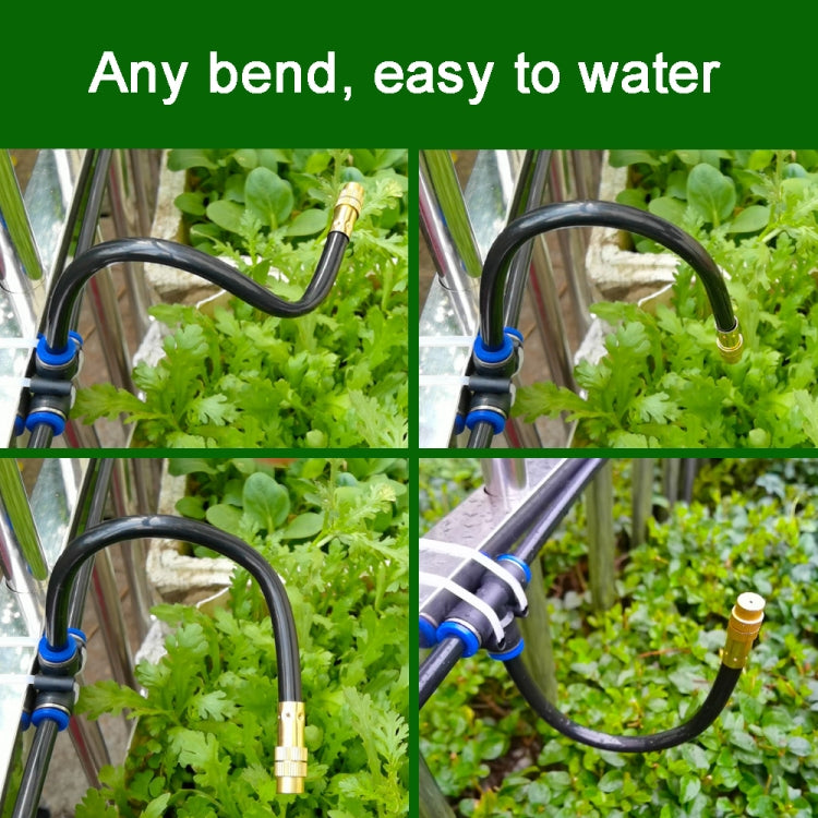 30m Kit Brass Misting Nozzles Bend Arbitrarily Atomized Sprayer Garden Irrigation - Watering & Irrigation by PMc TechLife | Online Shopping South Africa | PMc TechLife | Buy Now Pay Later Mobicred