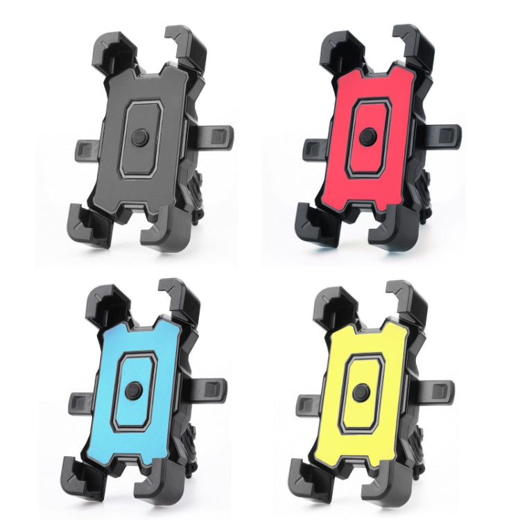Electric Bike Motorcycle Bicycle Riding Shockproof Navigation Bracket, Color: Blue For Handlebar - Holders by PMC TechLife | Online Shopping South Africa | PMC TechLife | Buy Now Pay Later Mobicred