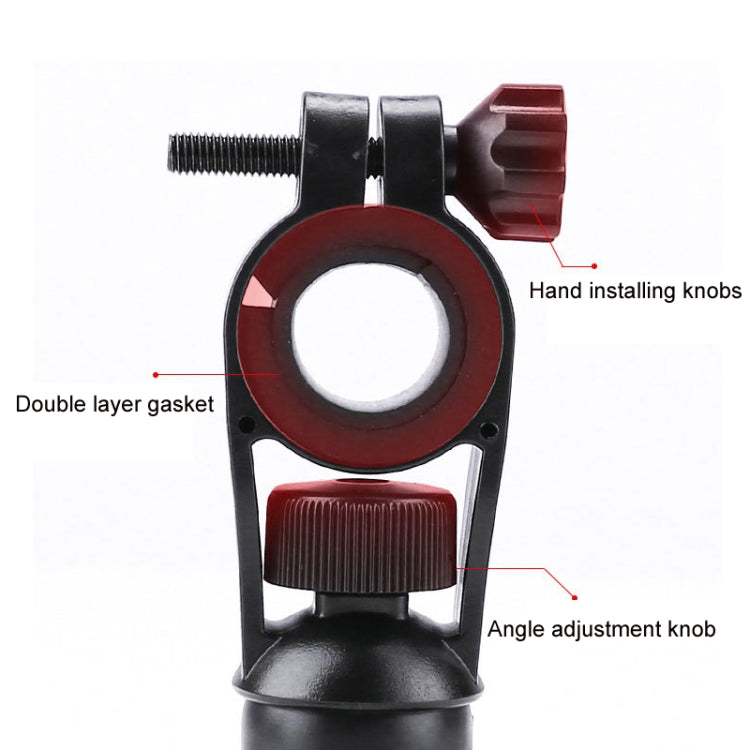 Electric Bike Motorcycle Bicycle Riding Shockproof Navigation Bracket, Color: Black For Handlebar - Holders by PMC TechLife | Online Shopping South Africa | PMC TechLife | Buy Now Pay Later Mobicred