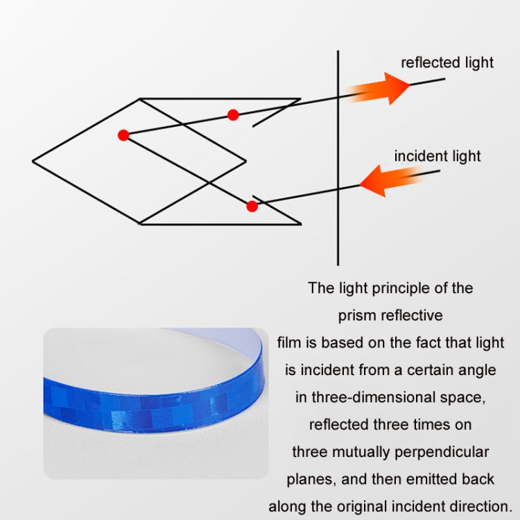 10pcs Reflective Stickers For Bicycle Rims Riding Equipment Accessories(Red) - Decorative Accessories by PMC TechLife | Online Shopping South Africa | PMC TechLife | Buy Now Pay Later Mobicred