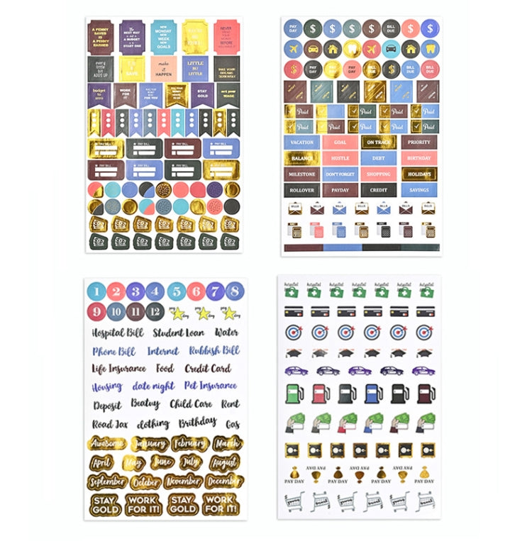 A6 Mandala Binder Financial Plan Notebook PU Leather Cash Budget Book(Vitality Green) - Notebooks by PMc TechLife | Online Shopping South Africa | PMc TechLife | Buy Now Pay Later Mobicred