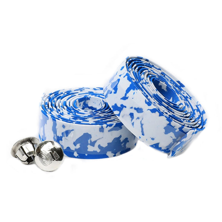 Camouflage Bicycle Curved Handlebar Straps(Blue White) - Decorative Accessories by PMC TechLife | Online Shopping South Africa | PMC TechLife | Buy Now Pay Later Mobicred