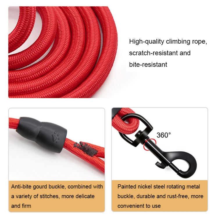 Sh36 Rock Climbing Rope Pet Leash Bold and Long Dog Training Tracking Rope, Size: 10m(13mm Light Blue) - Leashes & Chest Strap by PMC TechLife | Online Shopping South Africa | PMC TechLife | Buy Now Pay Later Mobicred