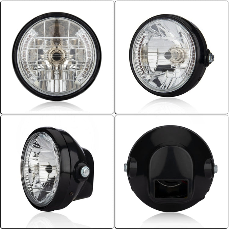 Motorcycle 7 Inch LED Headlight Angel Ring With Steering Function(No Bracket) - Headlights by PMC TechLife | Online Shopping South Africa | PMC TechLife
