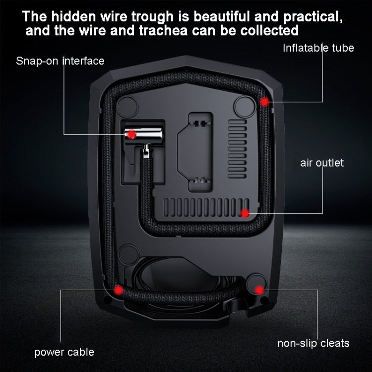 SUITU  ST-5002 DC 12V Car Air Compressor Tire Inflator 150 PSI Auto Air Pump Pointer Model+Toolbox - Inflatable Pump by SUITU | Online Shopping South Africa | PMC TechLife