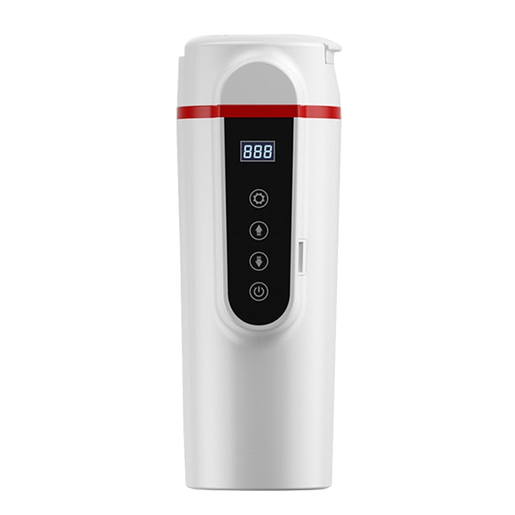 SUITU  HQ-3900 24V/12V Car/Truck Heated Coffee Mug Smart Mug,Spec: Small Screen White - free shipping - PMC TechLife - Order now!