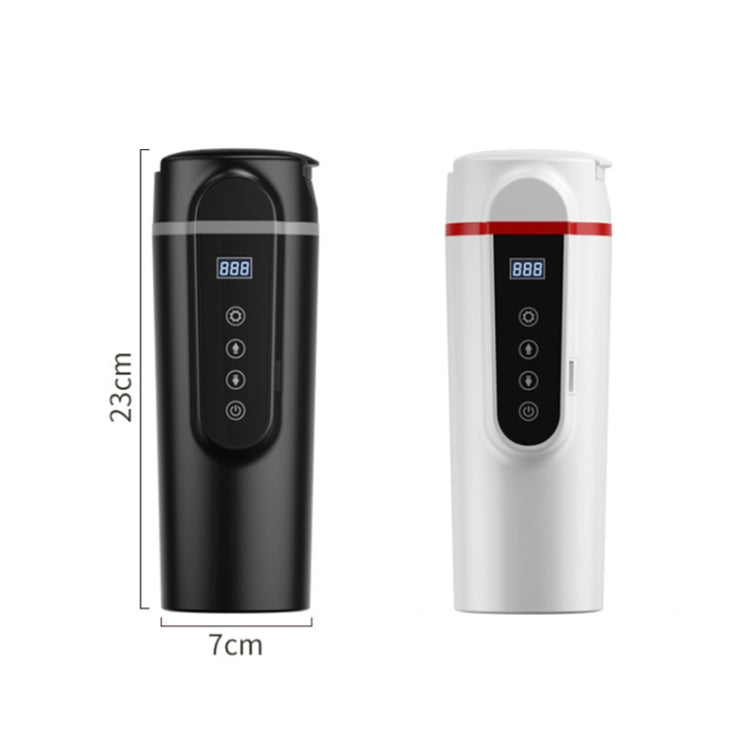 SUITU  HQ-3900 24V/12V Car/Truck Heated Coffee Mug Smart Mug,Spec: Large Screen White - free shipping - PMC TechLife - Order now!