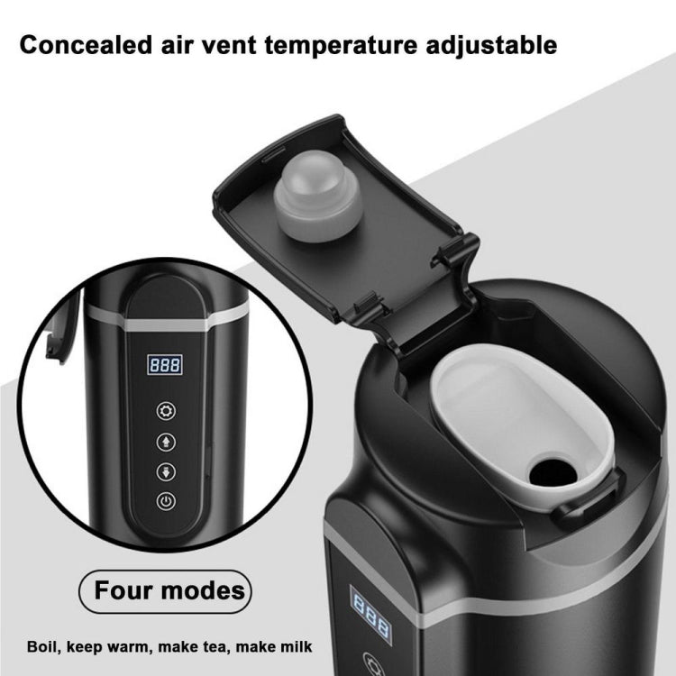 SUITU  HQ-3900 24V/12V Car/Truck Heated Coffee Mug Smart Mug,Spec: Small Screen White - free shipping - PMC TechLife - Order now!