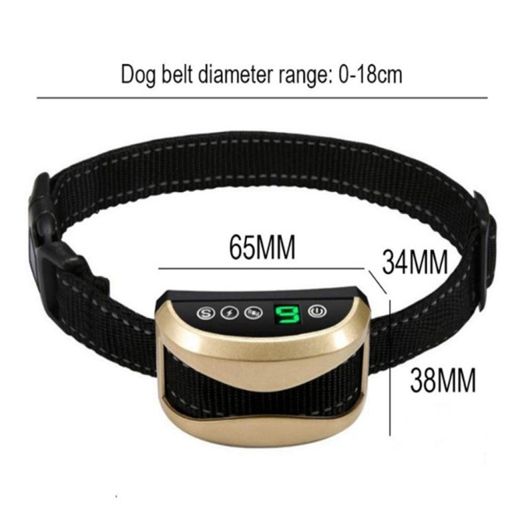 USB Rechargeable Waterproof Dog Bark Collar With Vibration And Beep(Gold) - free shipping - PMC TechLife - Order now!
