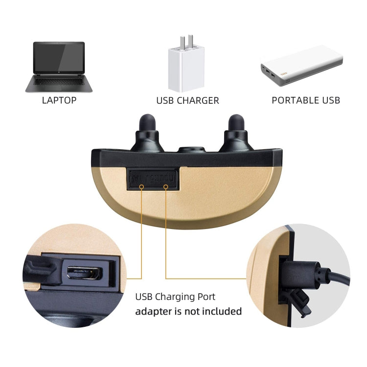 USB Rechargeable Waterproof Dog Bark Collar With Vibration And Beep(Gold) - free shipping - PMC TechLife - Order now!