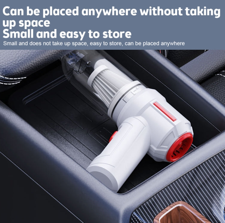 SUITU  ST-6629 3 In 1 5500pa Car Wireless Vacuum Cleaner Blowing Suction And Pumping 3 Modes Black -USB Cable - Vacuum Cleaner by SUITU | Online Shopping South Africa | PMC TechLife | Buy Now Pay Later Mobicred