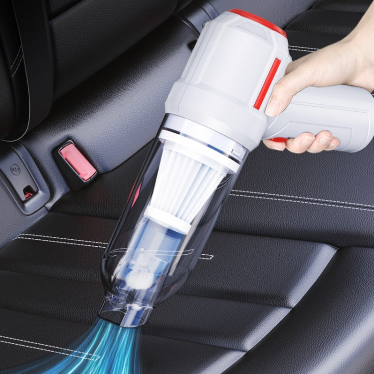 SUITU  ST-6629 3 In 1 5500pa Car Wireless Vacuum Cleaner Blowing Suction And Pumping 3 Modes White -USB Cable - Vacuum Cleaner by SUITU | Online Shopping South Africa | PMC TechLife | Buy Now Pay Later Mobicred
