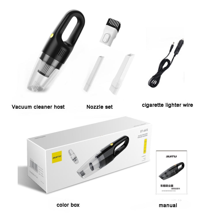 SUITU ST-6612A  5000pa 120W Wired Car Vacuum Cleaner Handheld High Power Dust Suction Machine(Blue) - Vacuum Cleaner by SUITU | Online Shopping South Africa | PMC TechLife | Buy Now Pay Later Mobicred