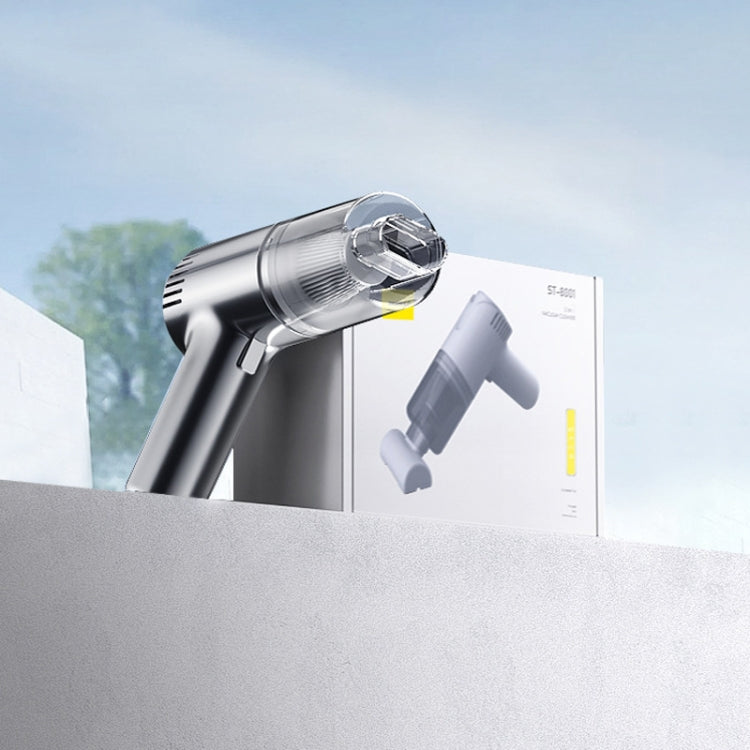 ST-8001EG 11.1V 6000mah White 50W Wireless Handheld Large Suction Car Vacuum Cleaner - Vacuum Cleaner by SUITU | Online Shopping South Africa | PMC TechLife | Buy Now Pay Later Mobicred