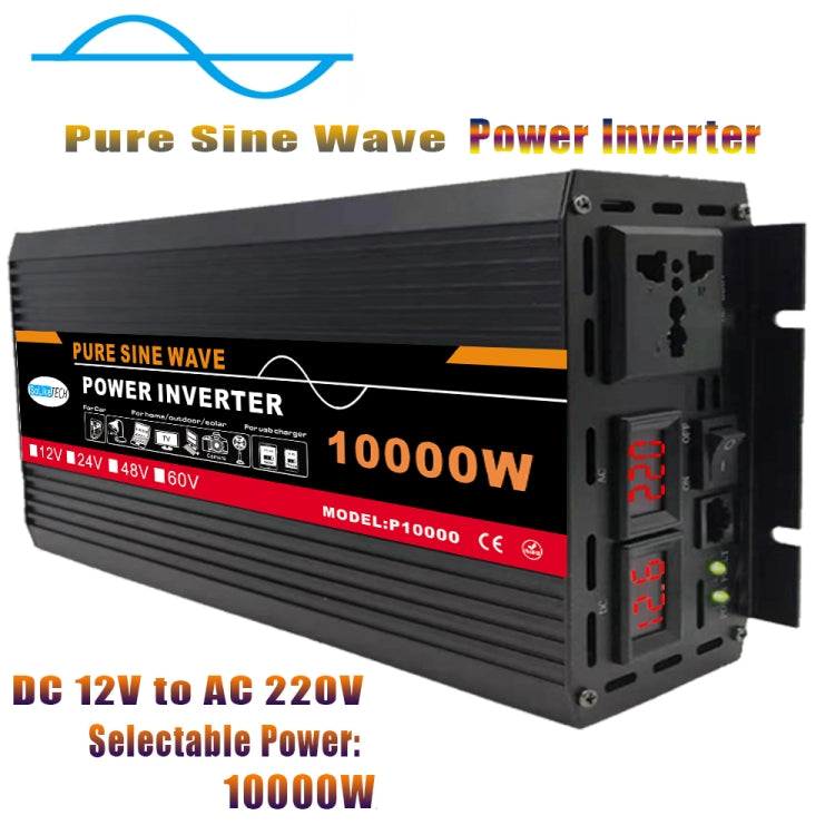 10000W (Actual 1500W) 24V to 220V High Power Car Sine Wave Inverter Power Converter - Pure Sine Wave by PMC TechLife | Online Shopping South Africa | PMC TechLife | Buy Now Pay Later Mobicred