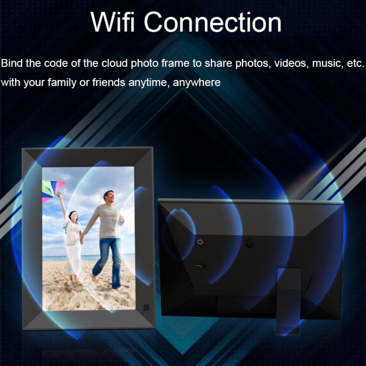 JT101F-C01 10.1-Inch Smart Touch Electronic Photo Frame With Human Sensor Function, US Plug - 11 inch Below by PMC TechLife | Online Shopping South Africa | PMC TechLife | Buy Now Pay Later Mobicred