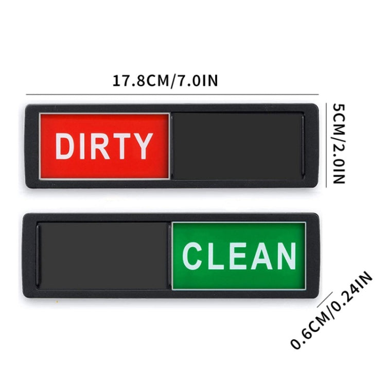 Dishwasher Magnet Clean Dirty Sign Double-Sided Refrigerator Magnet(Silver-Blue Gray) - Dish Washers & Accessories by PMc TechLife | Online Shopping South Africa | PMc TechLife | Buy Now Pay Later Mobicred