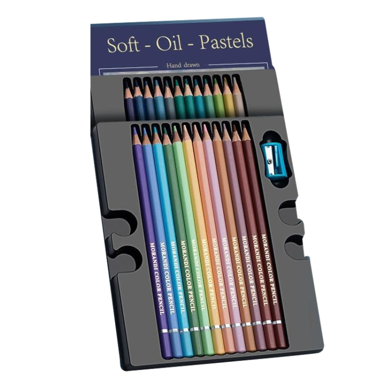 24 Colors Oily Bright Color Pencil Studio Special Set Morandi - Art Supplies by PMC TechLife | Online Shopping South Africa | PMC TechLife | Buy Now Pay Later Mobicred