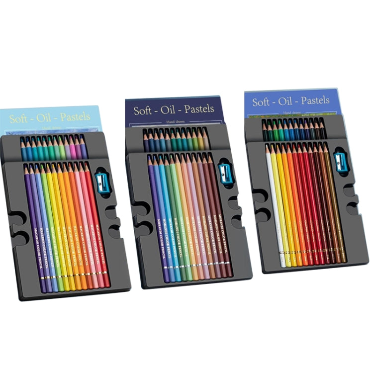 24 Colors Oily Bright Color Pencil Studio Special Set Macaron - Art Supplies by PMC TechLife | Online Shopping South Africa | PMC TechLife | Buy Now Pay Later Mobicred