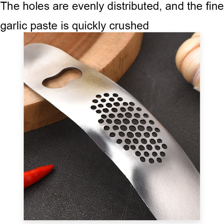 430 Stainless Steel Boat Shaped Garlic Grinder Manual Garlic Press Tools Kitchen Gadgets(Style 2) - Stirrer & Squeezer by PMC TechLife | Online Shopping South Africa | PMC TechLife | Buy Now Pay Later Mobicred