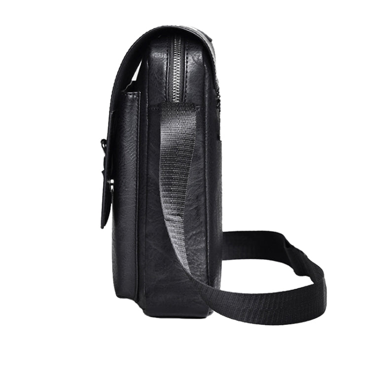 WEIXIER D266 Retro Crossbody Large Capacity Messenger Bag Shoulder Bag Tot Backpack(Dark Brown) - Single-shoulder Bags by WEIXIER | Online Shopping South Africa | PMC TechLife | Buy Now Pay Later Mobicred