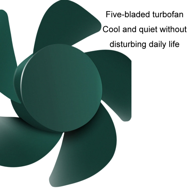 F304 Double-head Hose Built-in Lithium Battery USB Car Fan, Color: Black Silver - Heating & Fans by PMC TechLife | Online Shopping South Africa | PMC TechLife | Buy Now Pay Later Mobicred