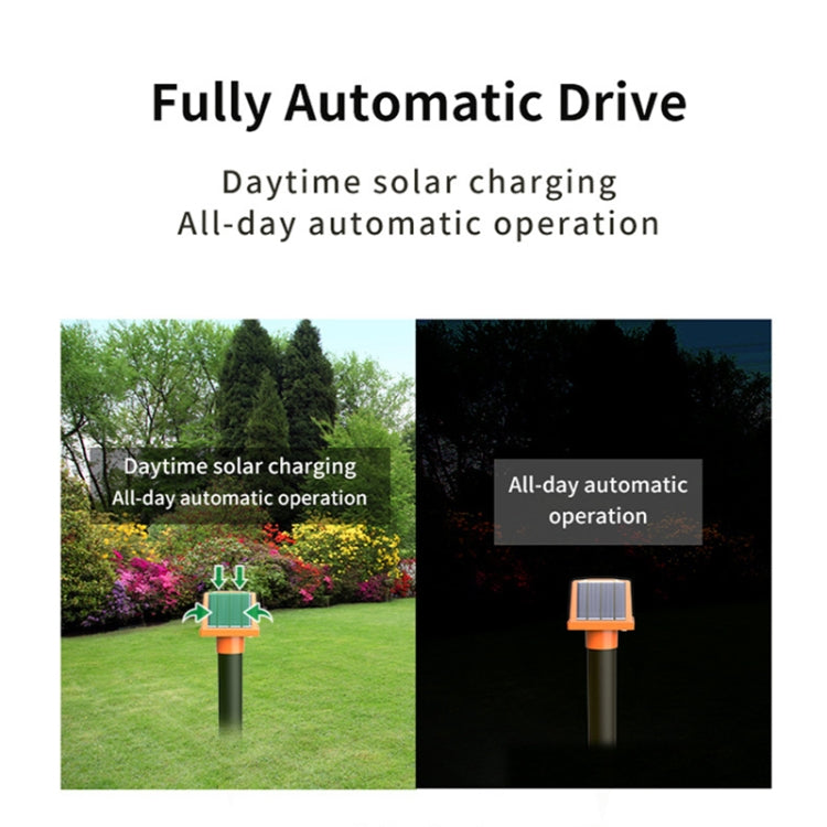 SJZ057 Outdoor IP66 Waterproof Solar Ultrasonic Rat Repeller Orchard Ultrasonic Animal Repeller(Orange) - Outdoor Insect Repellent by PMC TechLife | Online Shopping South Africa | PMC TechLife | Buy Now Pay Later Mobicred