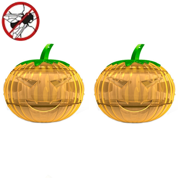 SJZ060 2pcs/set Pumpkin Shaped Fruit Fly Traps Fruit Fly Trap Bee Trap(Yellow) - Traps by PMC TechLife | Online Shopping South Africa | PMC TechLife | Buy Now Pay Later Mobicred