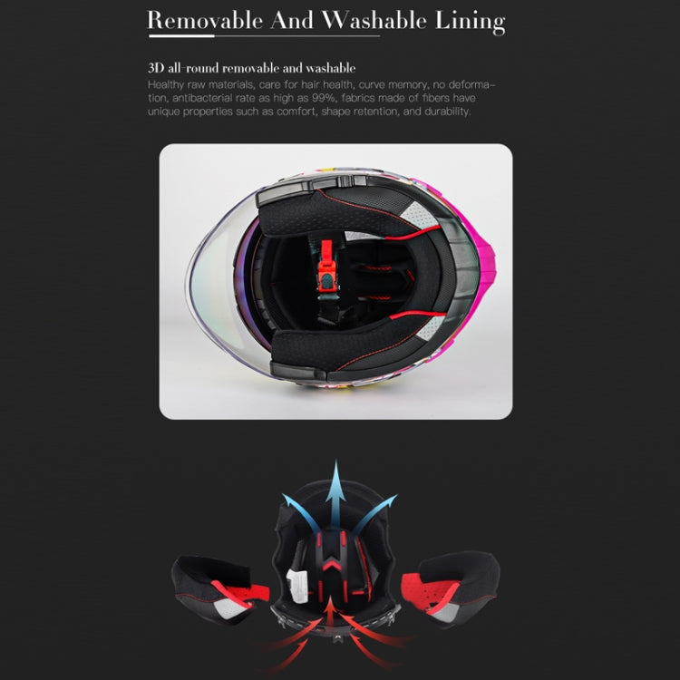 SOMAN Motorcycle Electric Bicycle Dual Lens Riding Helmet, Size: XXL(Black Red) - free shipping - PMC TechLife - Order now!