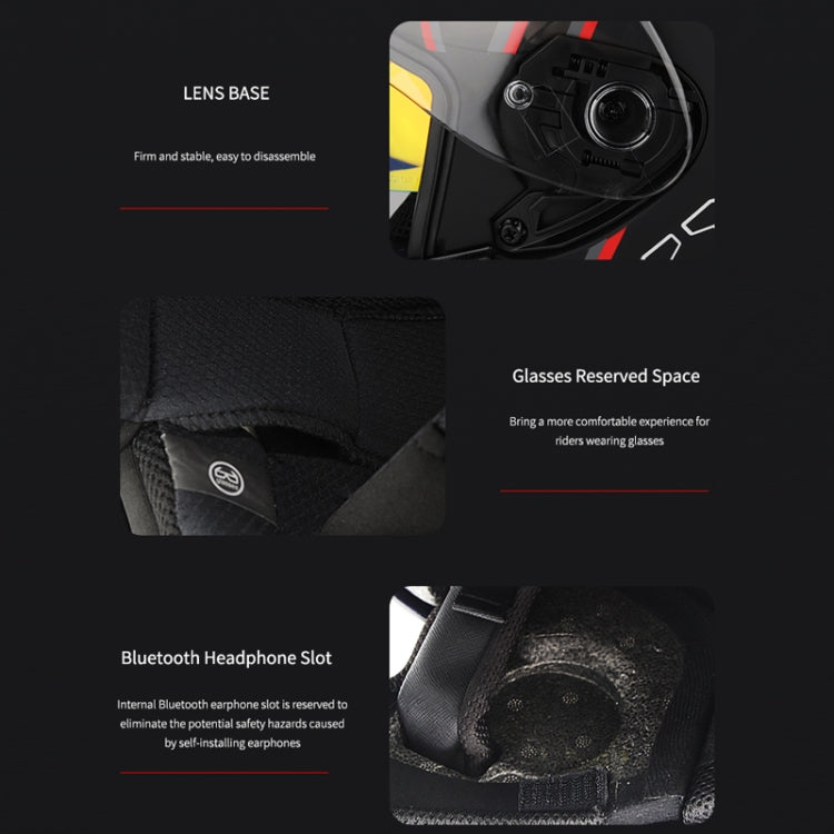 SOMAN Motorcycle Electric Bicycle Dual Lens Riding Helmet, Size: XL(Matte Black) - free shipping - PMC TechLife - Order now!