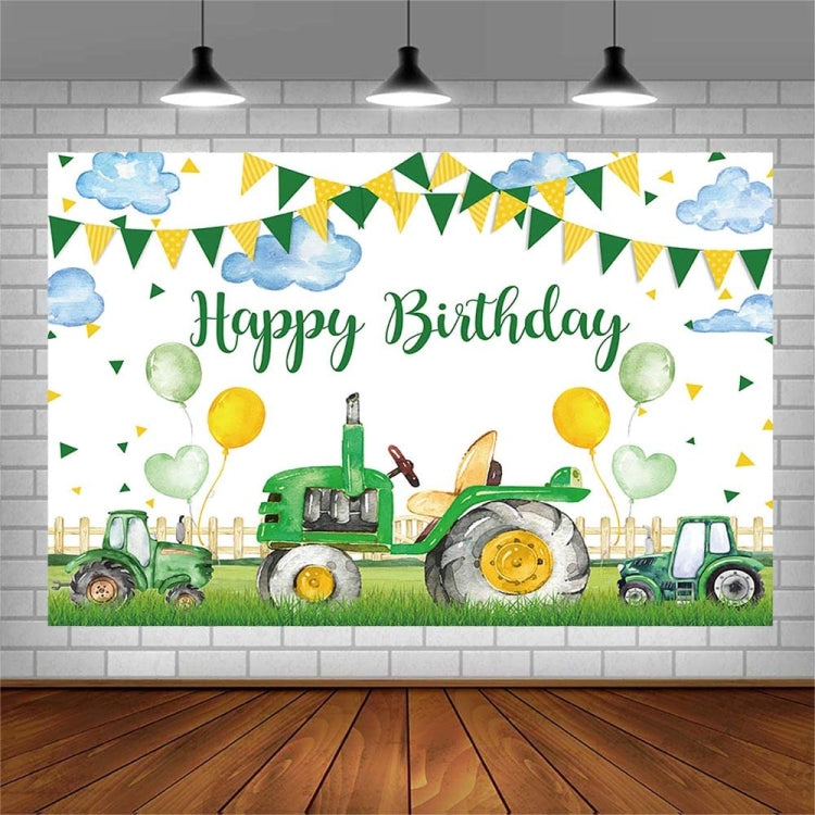 180x240cm Farm Tractor Photography Backdrop Cloth Birthday Party Decoration Supplies - Birthday Party by PMC TechLife | Online Shopping South Africa | PMC TechLife | Buy Now Pay Later Mobicred