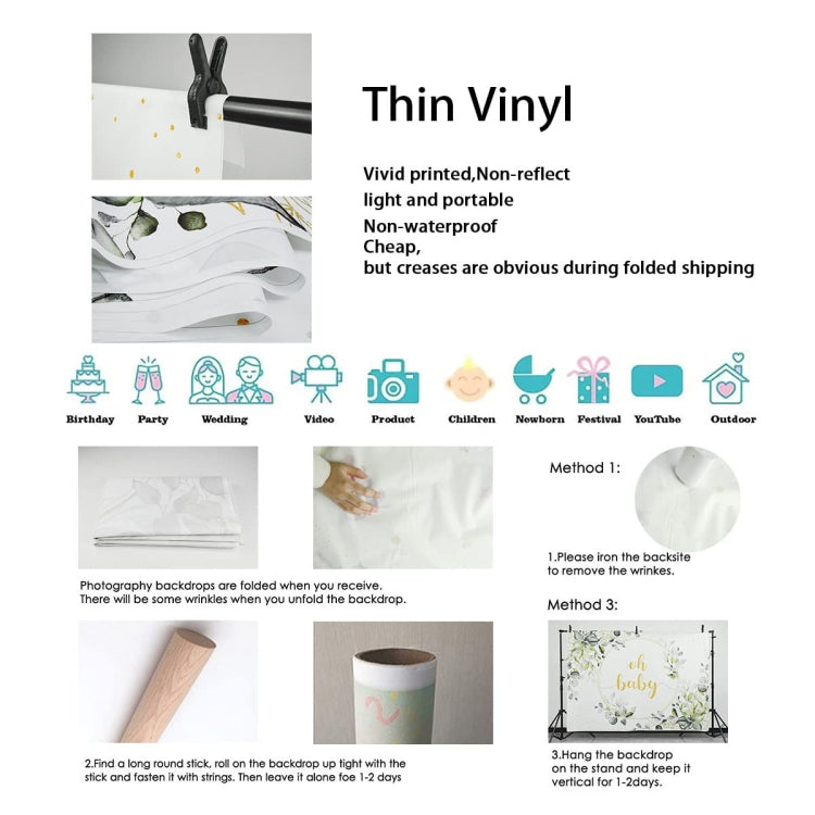 210x180cm Cartoon Small Aircraft Children Birthday Background Cloth - Birthday Party by PMC TechLife | Online Shopping South Africa | PMC TechLife | Buy Now Pay Later Mobicred