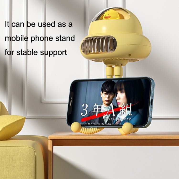 Shaking Head Stroller Fan Leafless Octopus Mute Portable Mini Fan Normal Version (White) - free shipping - PMC Jewellery - Order now!