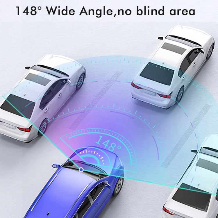 Anytek M12+ 9.66 Inch Large Screen Dual-Record Driving Recorder 2K Touch Screen Parking Video Reversing Image - free shipping - PMC TechLife - Order now!