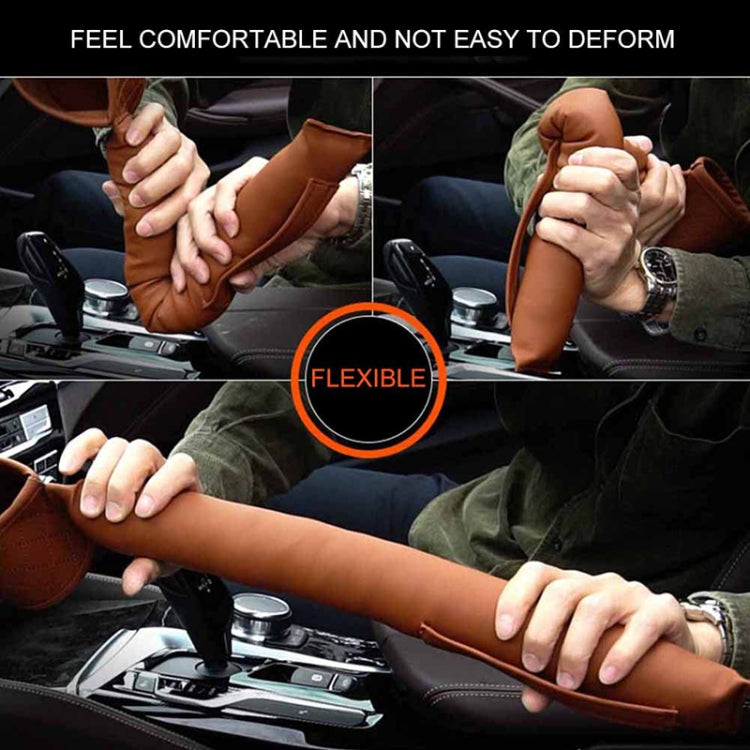 Car Seat Gap Leak-Proof Plugs Debris Storage Bag, Color: Dark Brown Principal Driver - Stowing Tidying by PMC TechLife | Online Shopping South Africa | PMC TechLife | Buy Now Pay Later Mobicred