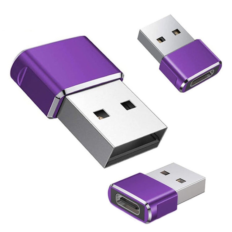 USB 2.0 Male To USB-C / Type-C Female Adapter, Support Charging & Transmission Data(Silver) - free shipping - PMC TechLife - Order now!