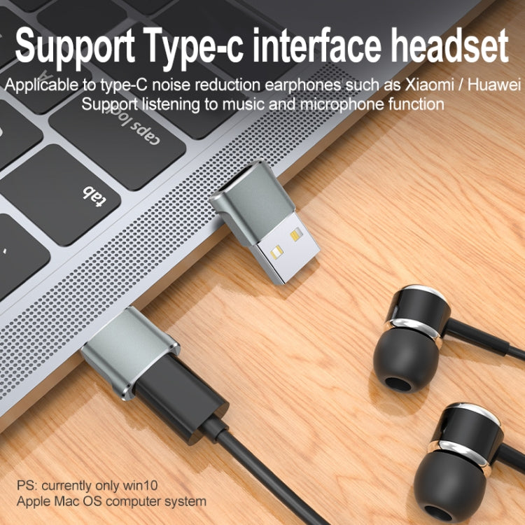 USB 2.0 Male To USB-C / Type-C Female Adapter, Support Charging & Transmission Data(Silver) - free shipping - PMC TechLife - Order now!