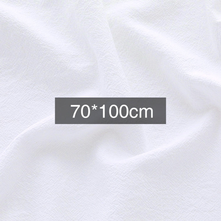70 x 100cm Encrypted Texture Cotton Photography Background Cloth(White) - Solid Color by PMC TechLife | Online Shopping South Africa | PMC TechLife | Buy Now Pay Later Mobicred