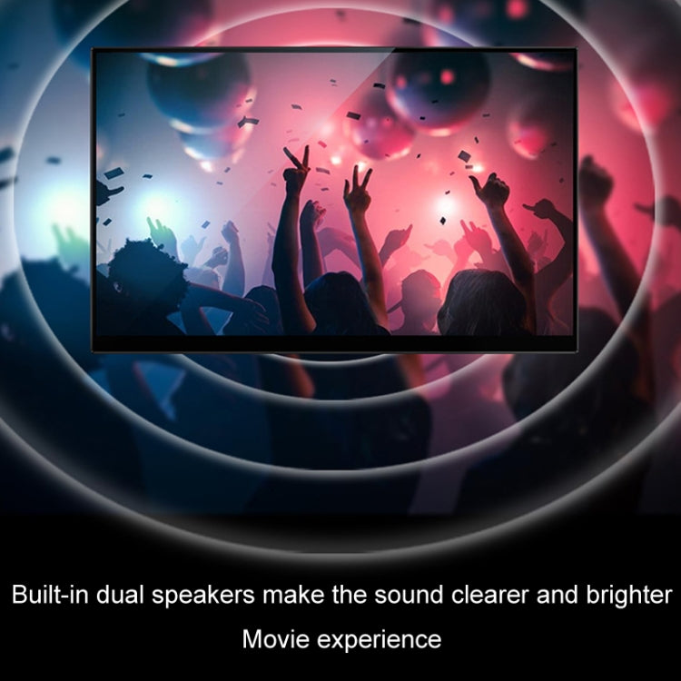 15.6 inch Touch Version 4K Portable External Extended Screen Display For Switch/PS5/Mobile Phone/Computer(US Plug) - LCD Monitors by PMc TechLife | Online Shopping South Africa | PMc TechLife | Buy Now Pay Later Mobicred