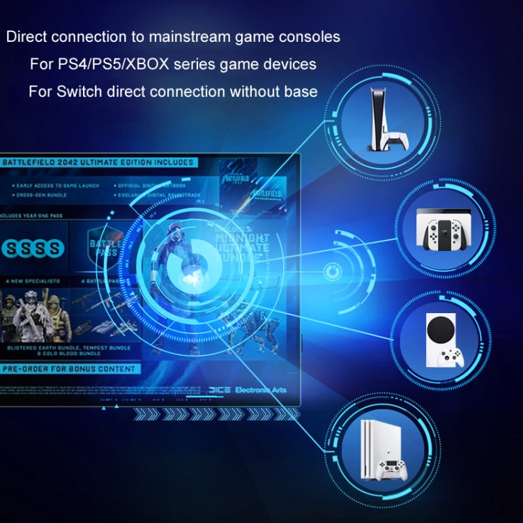 13.3 inch Ordinary Version 4K Portable External Extended Screen Display For Switch/PS5/Mobile Phone/Computer(US Plug) - LCD Monitors by PMc TechLife | Online Shopping South Africa | PMc TechLife | Buy Now Pay Later Mobicred