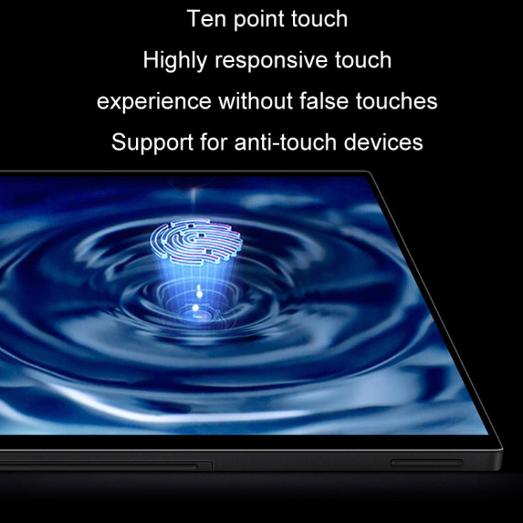 15.6 inch Touch Version 4K Portable External Extended Screen Display For Switch/PS5/Mobile Phone/Computer(US Plug) - LCD Monitors by PMc TechLife | Online Shopping South Africa | PMc TechLife | Buy Now Pay Later Mobicred
