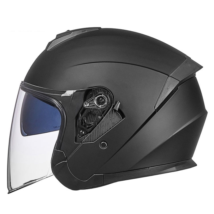 GXT Electric Vehicle Four Seasons Sun Protection & Windshield Double Lens Helmet, Size: L(Matt Black) - free shipping - PMC TechLife - Order now!