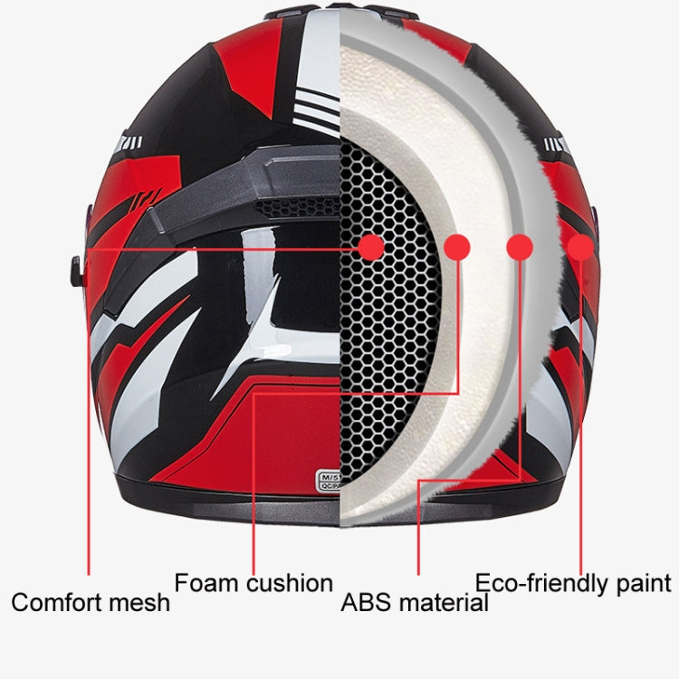 GXT Electric Vehicle Four Seasons Sun Protection & Windshield Double Lens Helmet, Size: L(Bright Black) - free shipping - PMC TechLife - Order now!