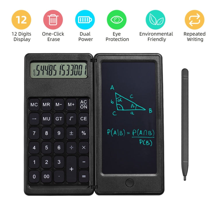 Function Model 6 inch Learning Business Office Portable Foldable LCD Writing Board Calculator -  by PMC TechLife | Online Shopping South Africa | PMC TechLife | Buy Now Pay Later Mobicred