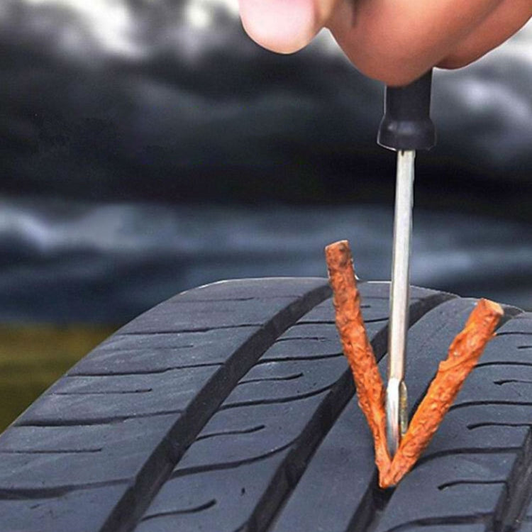 5pcs /Pack Long Car Fast Tire Patch Adhesive Strips Motorcycle Bike Adhesive Strip Tire Repair Tools - Tire Repair & Installation Tools by PMC TechLife | Online Shopping South Africa | PMC TechLife | Buy Now Pay Later Mobicred