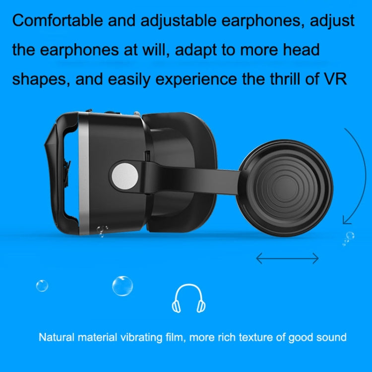Headphone Version 3D Virtual Reality VR Glasses(Black) - free shipping - PMC TechLife - Order now!