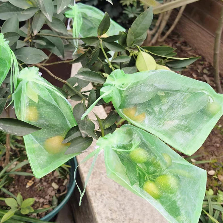 100pcs /Pack  Fruit Protection Bag Anti-Insect And Anti-Bird Net Bag 13 x 18cm(Gold) - free shipping - PMC TechLife - Order now!