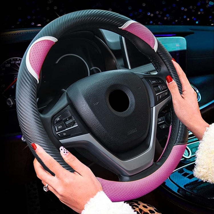 38cm Cute Rabbit Women Cartoon Car Steering Wheel Cover, Color: Round Black - Steering Wheel Accessories by PMC TechLife | Online Shopping South Africa | PMC TechLife | Buy Now Pay Later Mobicred