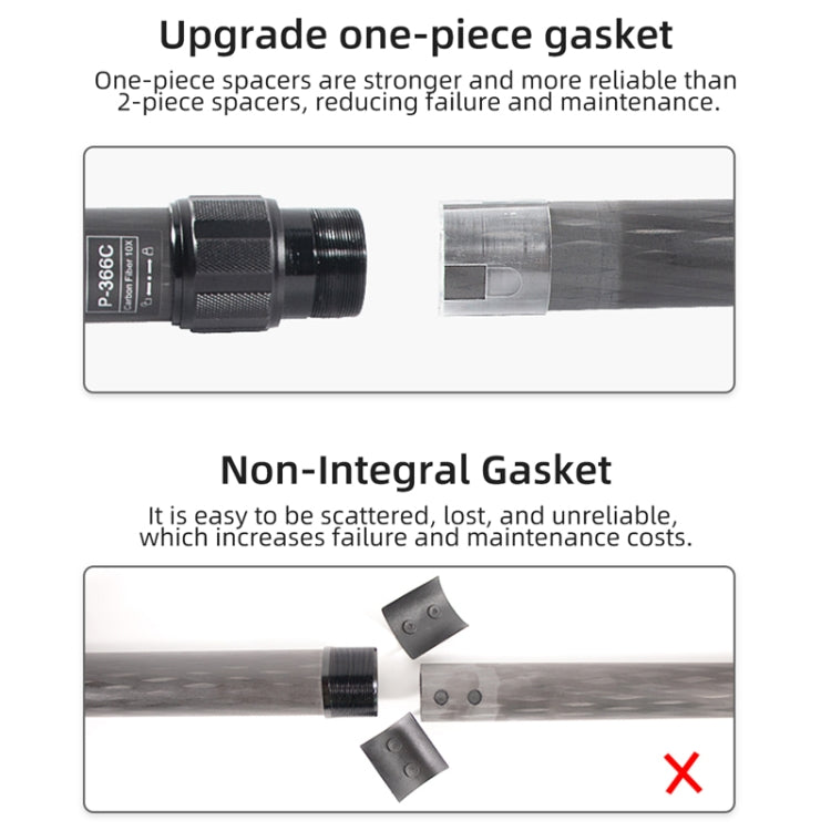 BEXIN P335CF-S Carbon Fiber Monopod Travel Shooting Mobile Phone Live Selfie Bracket Retractable Portable Monopod - Monopods by BEXIN | Online Shopping South Africa | PMC TechLife | Buy Now Pay Later Mobicred