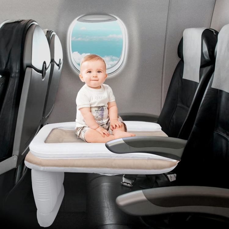 Outdoor Travel Baby Inflatable Bed Children Car Rear Folding Bed Aircraft Inflatable Mattress, Color: Gray - free shipping - PMC TechLife - Order now!